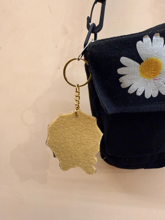 Spider-Man Web Embroidered Key Ring
