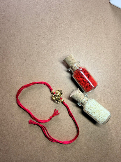 Ganesha Charm Rakhi image 3