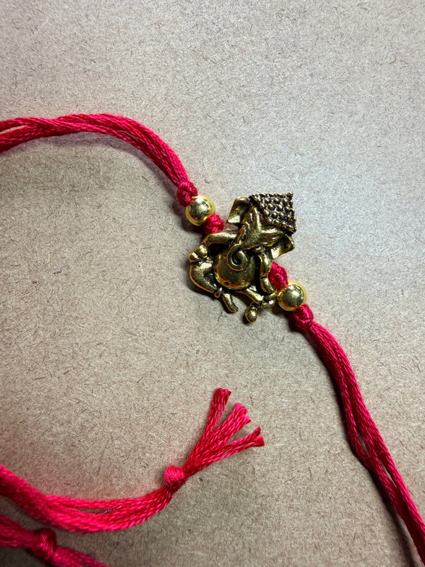 Ganesha Charm Rakhi image 5