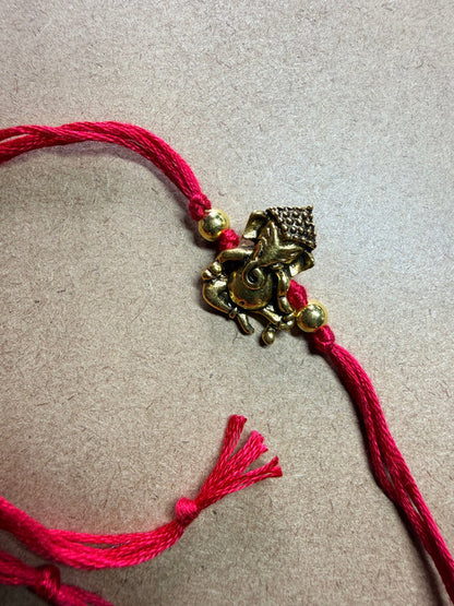 Ganesha Charm Rakhi image 5
