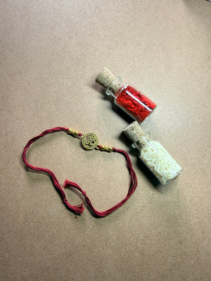 Om Disc Charm Rakhi image 4