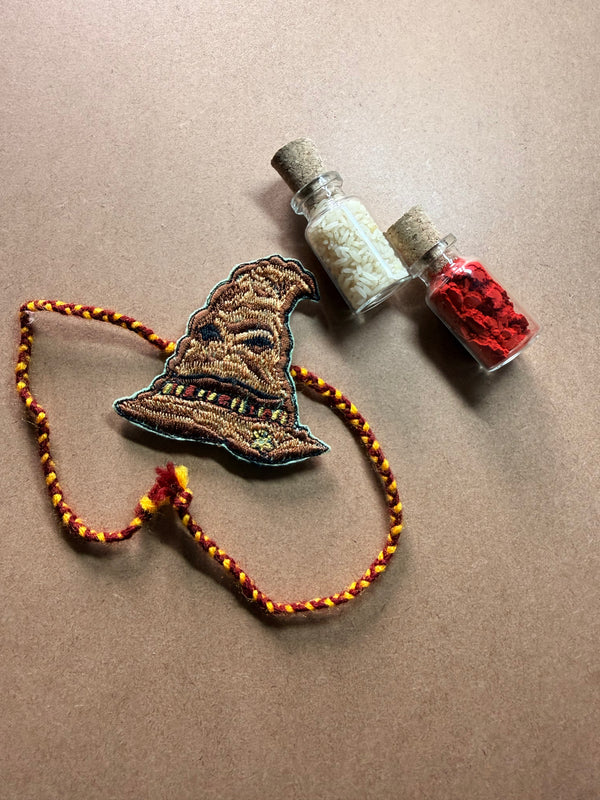 Sorting Hat Embroidered Rakhi image 2