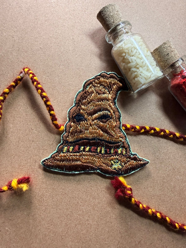 Sorting Hat Embroidered Rakhi image 3
