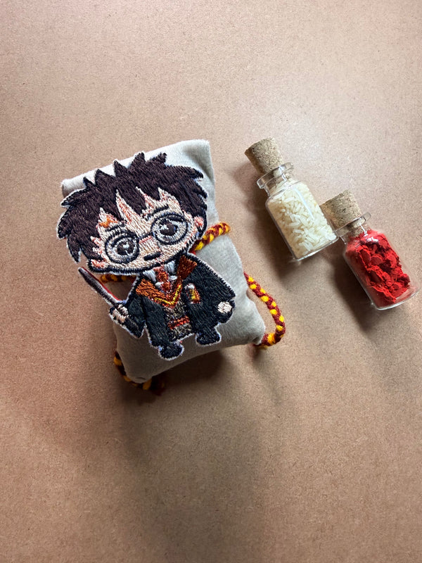 Harry Potter Embroidered Rakhi image 1