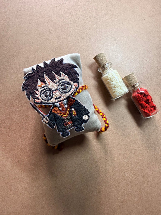 Harry Potter Embroidered Rakhi image 1