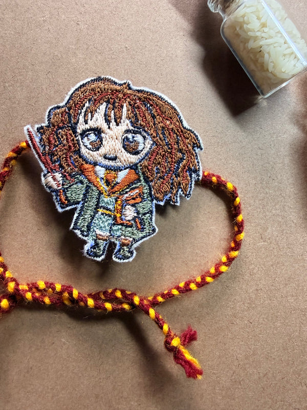 Hermione Granger Embroidered Rakhi image 3