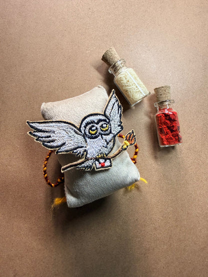 Hedwig Embroidered Rakhi image 1