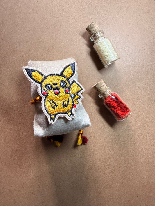 Pikachu Embroidered Rakhi image 1