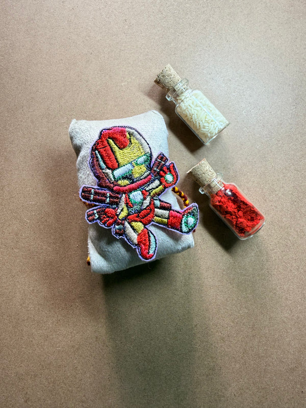 Iron Man Embroidered Rakhi image 1