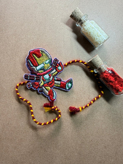 Iron Man Embroidered Rakhi image 2