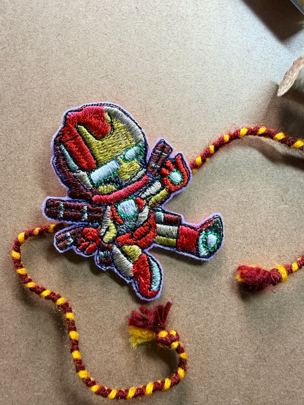 Iron Man Embroidered Rakhi image 3