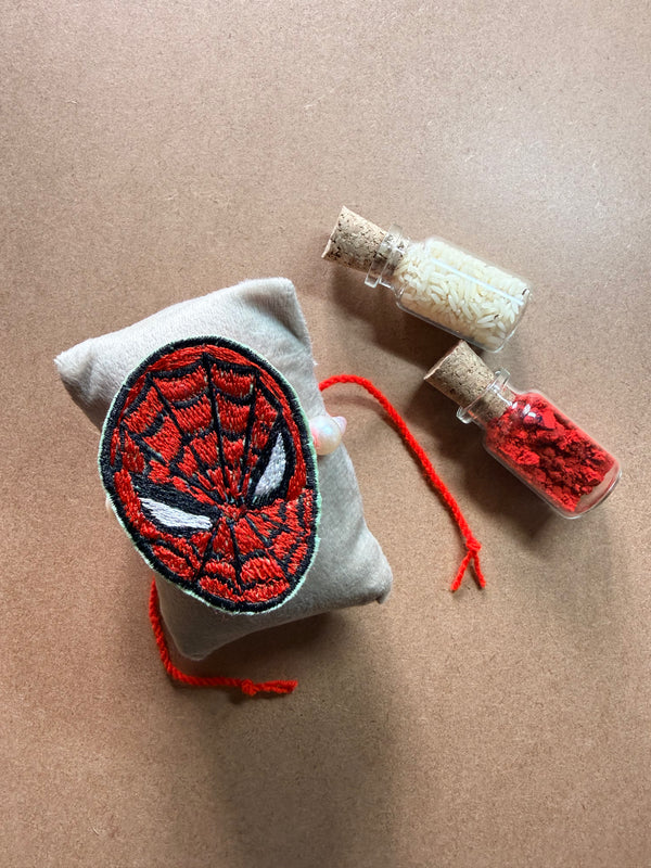 Spider-Man Embroidered Rakhi image 1