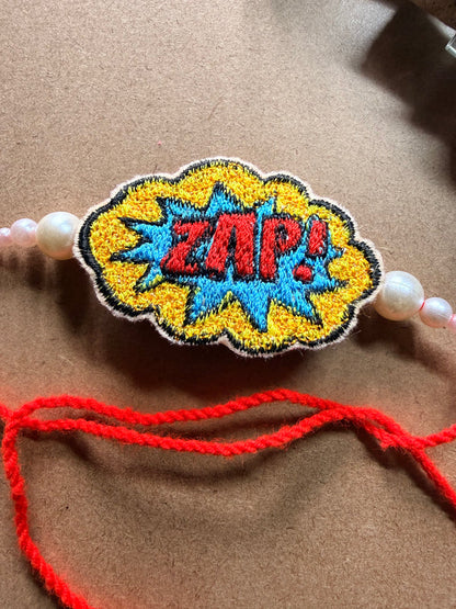 ZAP Comic Embroidered Rakhi image 3