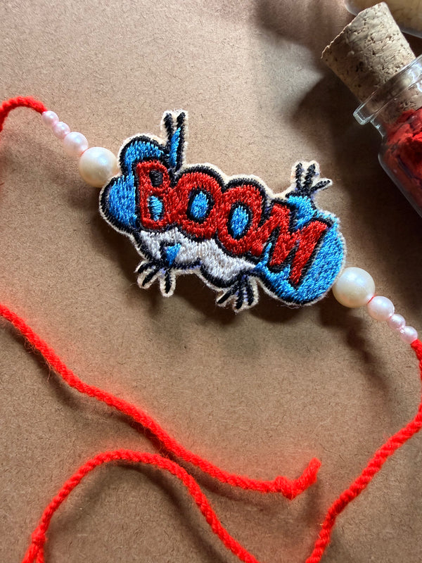 BOOM Comic Embroidered Rakhi image 3