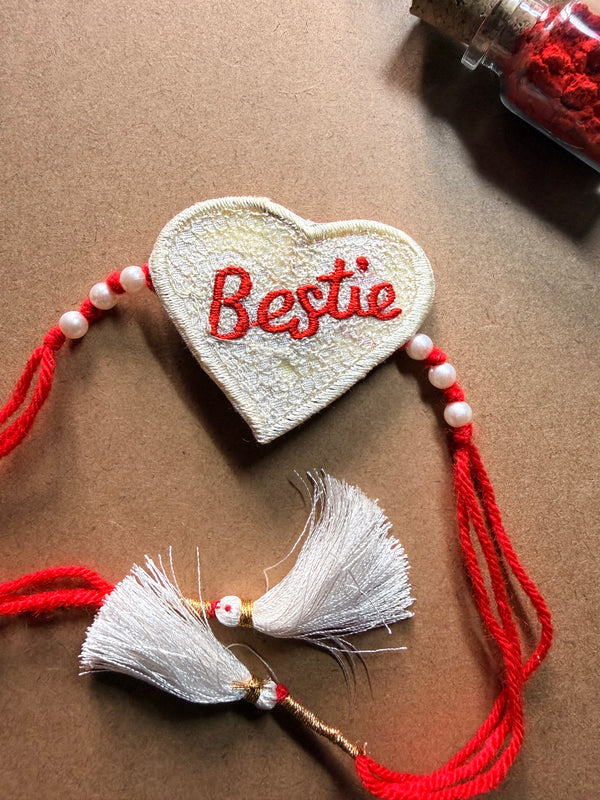 Bestie Heart Rakhi image 2