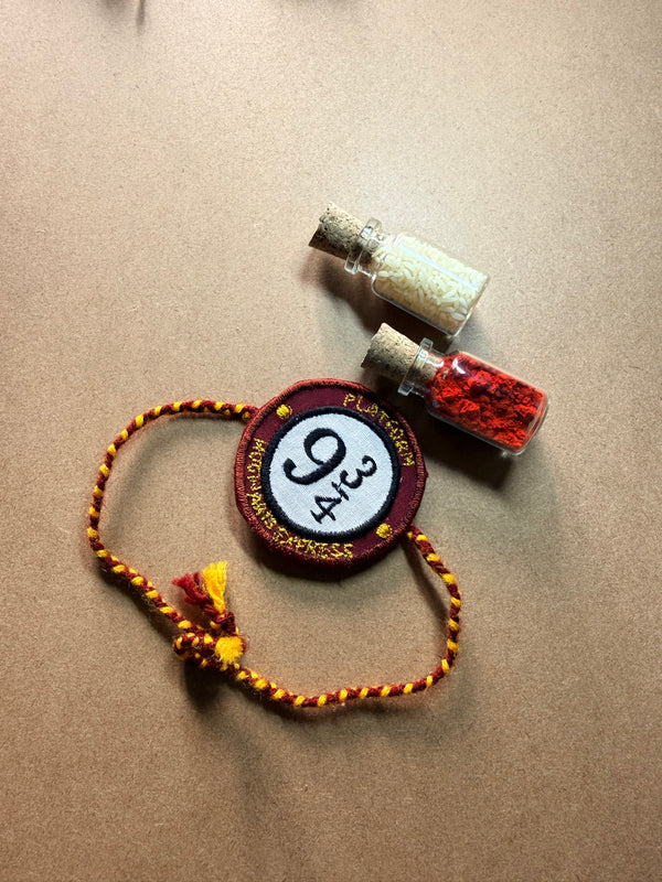 Platform 9 3/4 Embroidered Rakhi image 1
