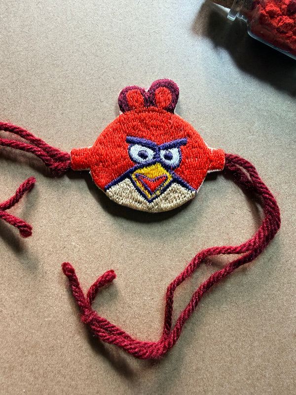Angry Bird Embroidered Rakhi image 2