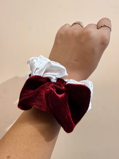 Velvet Bow Scrunchie - image 4