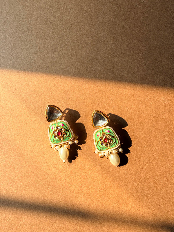Meher Mint Kundan Set - image 1