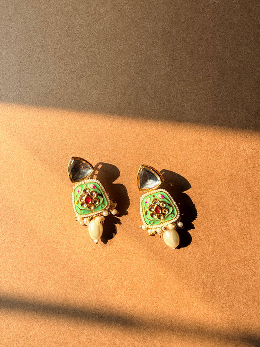 Meher Mint Kundan Set - image 1