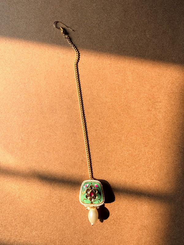 Meher Mint Kundan Set - image 6