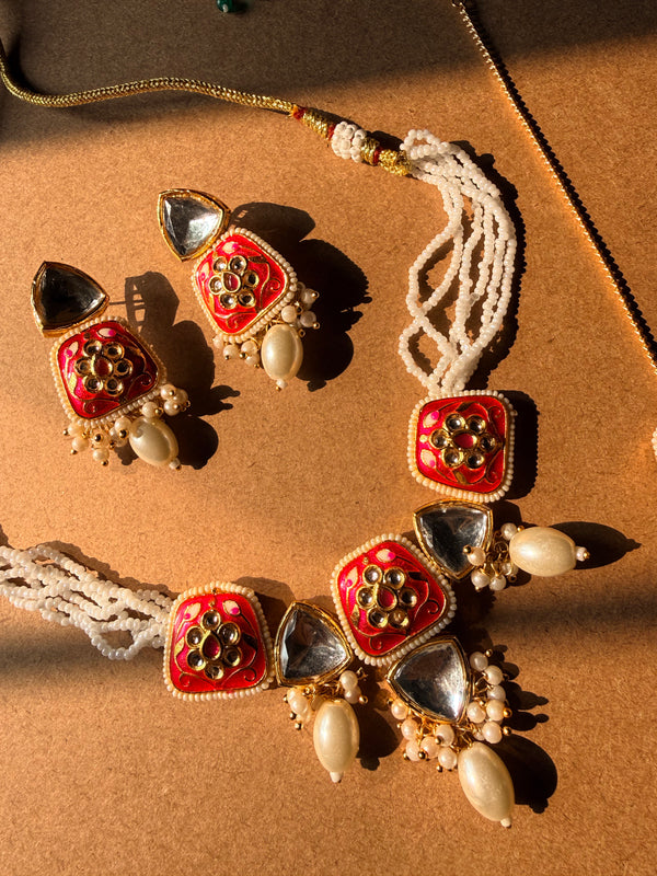Rang Mahal Kundan Set - image 3