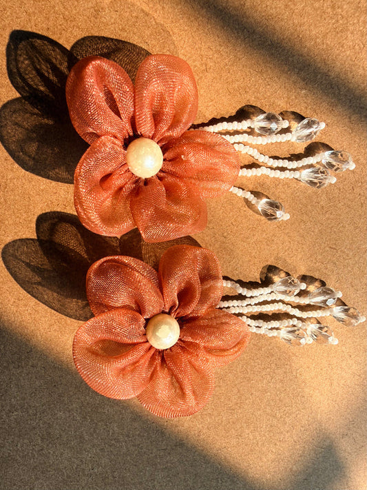 Peach Blossom Earrings - image 2