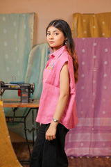 Linen Pink Shirt