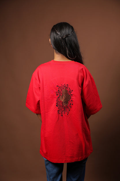 Honey comb Cotton Unisex T shirt