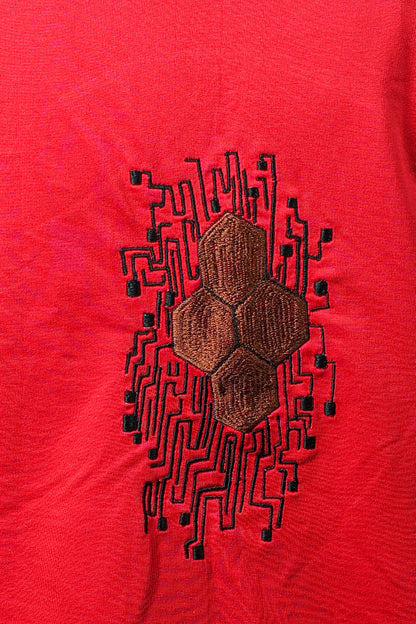 Honey comb Cotton Unisex T shirt