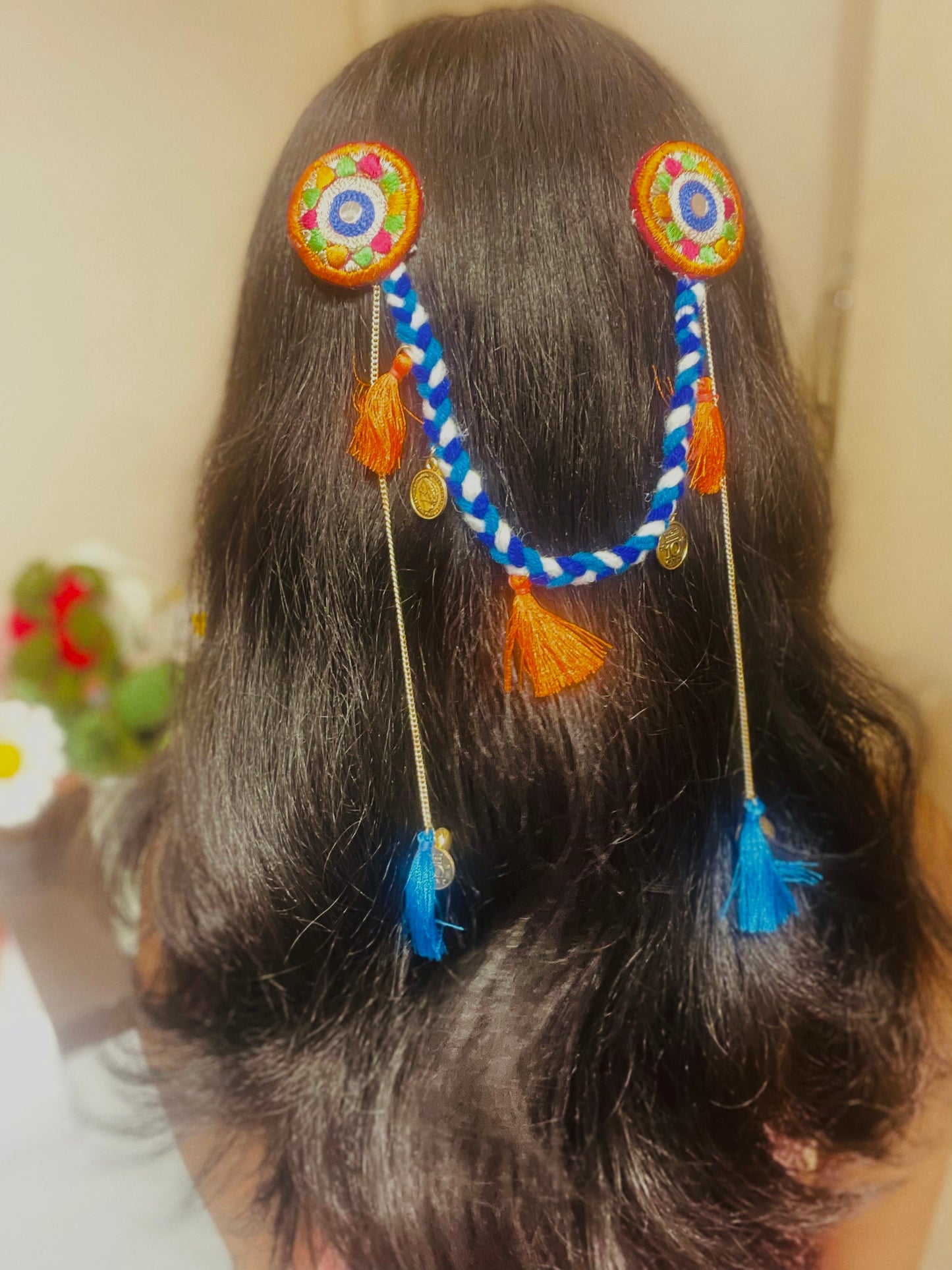 Rangrez Hair Clip - Navratri Special