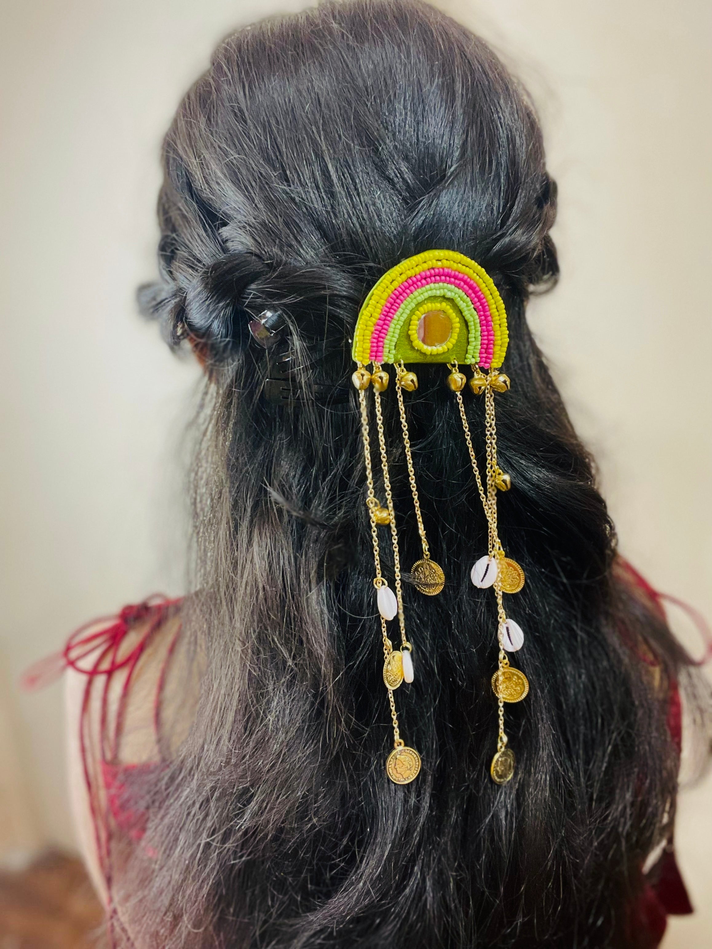 Rangrez Hair Clip - Navratri Special